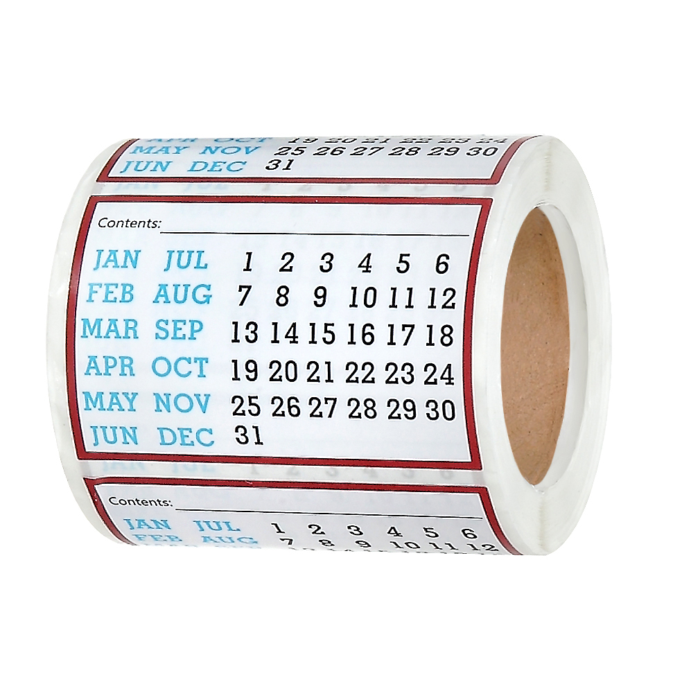 Removable Food, Freezer, Labels 250 Labels, 1.7 inches x 2.5 inches