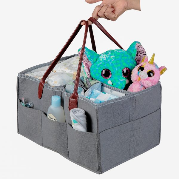 Diaper caddy, cleaning caddy, doll container, crafts holder, portable  multipurpose container